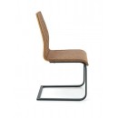 Стул HALMAR K265 коричневый/дуб медовый